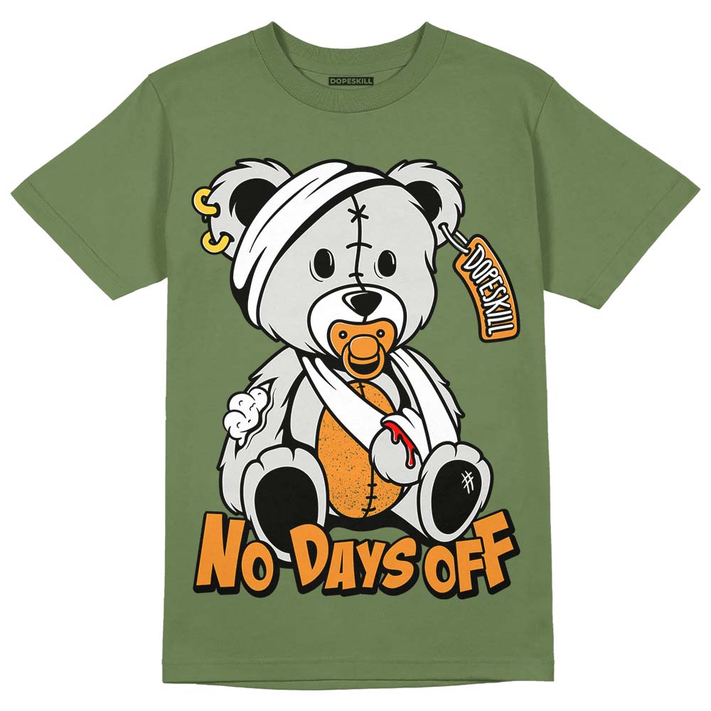 Olive 5s DopeSkill Olive T-shirt Hurt Bear Graphic