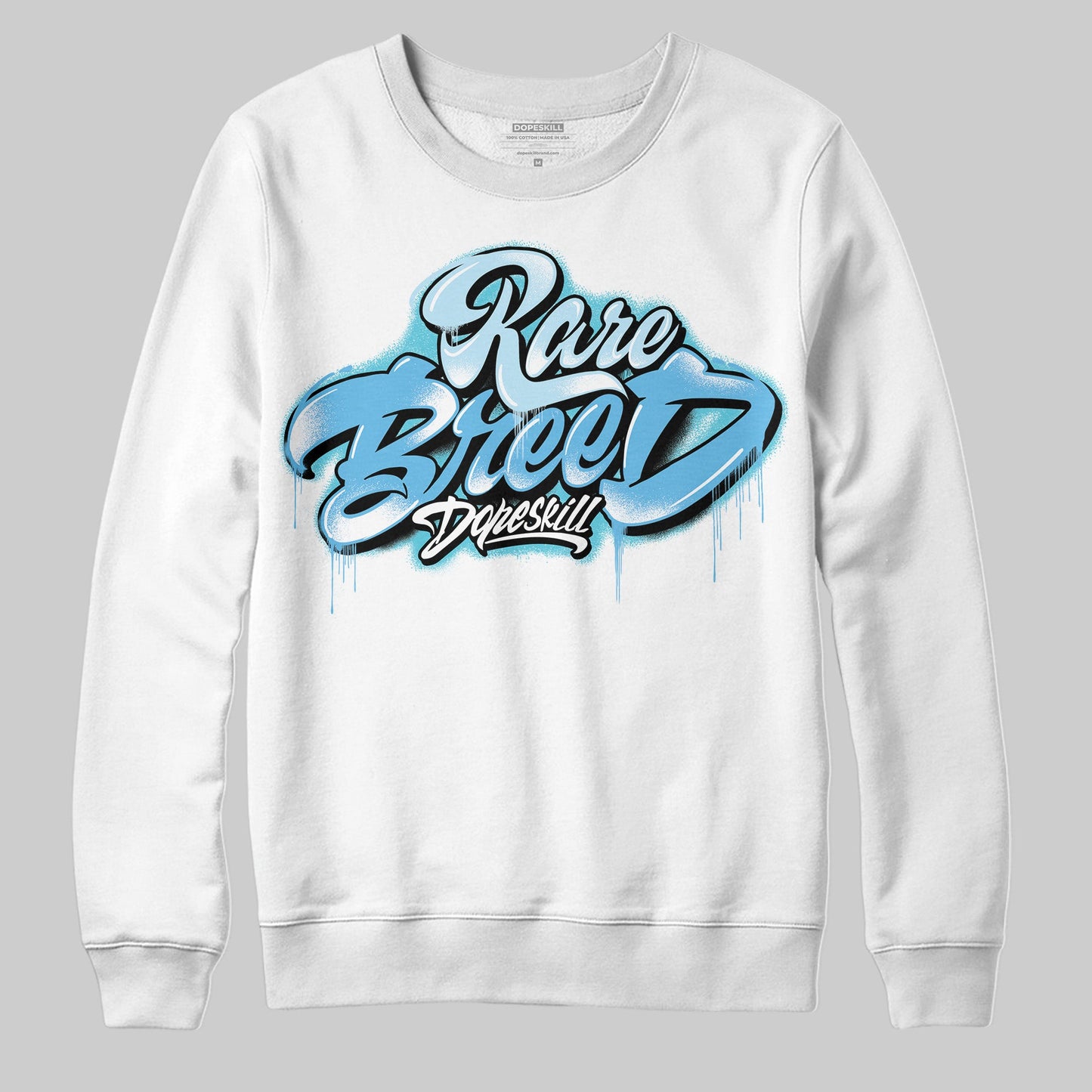 Legend Blue 11s DopeSkill Sweatshirt Rare Breed Type Graphic