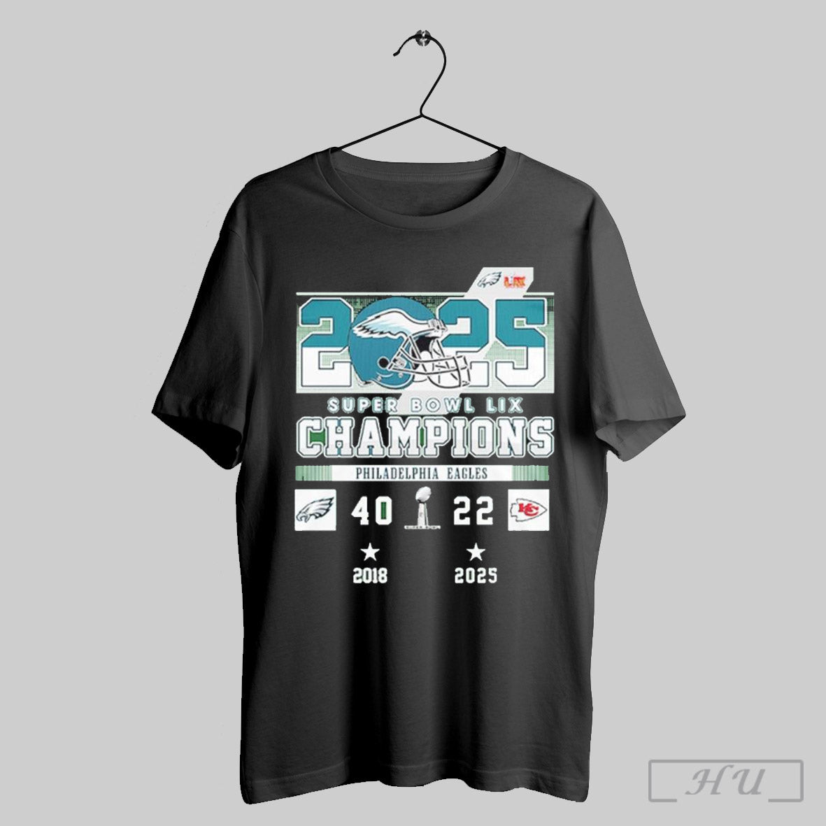2025 Super Bowl Lix Champions Philadelphia Eagles 40 22 Kansas City Chiefs Shirt Sweatshirt