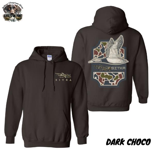 #Sitka Hoodie β Sitka Hunting Duck 2-Sided Full Color Design β Unisex Hoodie for Men & Women β Perfect for Outdoor Adventures & Hunting Enthusiasts β Team BDK - FREESHIP