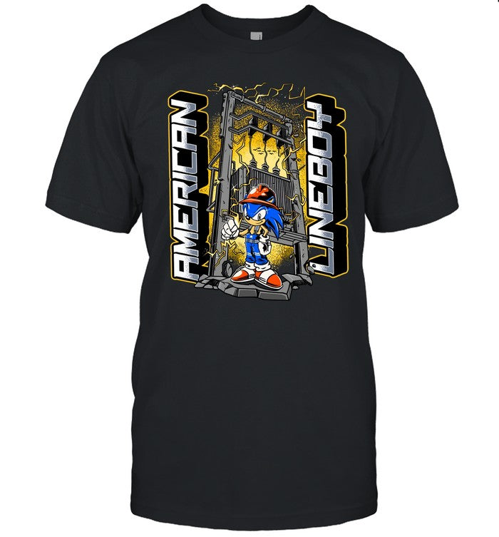American Lineboy Sonic Work Hard T Shirt