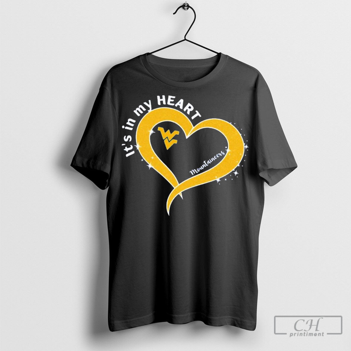 Abc Official West Virginia Mountaineers Its In My Heart Mountaineers T Shirt Sweatshirt