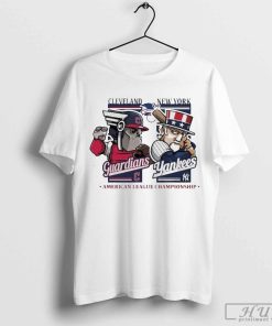 Cleveland Guardians Vs New York Yankees American League Championship Mascot 2024 T-Shirt