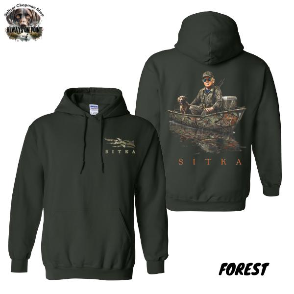 #Sitka Hunting Hoodie β Camo 2-Sided Design β Durable & Stylish Outdoor Pullover for Men and Women β Perfect for Hunting, Adventures, and Everyday Wear β Team BDK