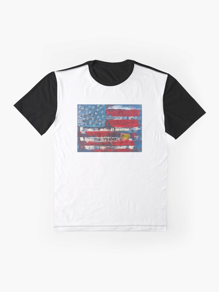Abstract american flag patriotic Graphic T-Shirt