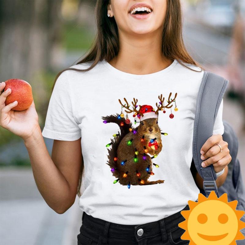 Christmas Squirrels Teacher Vintage T-Shirt, Christmas Shirt, Squirrels Gift, Squirrels Gift Shirt, Santa Squirrels Shirt
