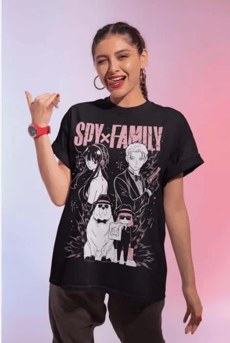Anime Family T-shirt Unisex, Family Gift, Anime Manga Shirt, Anime Shirt, Graphic Anime Tee, Manga Shirt