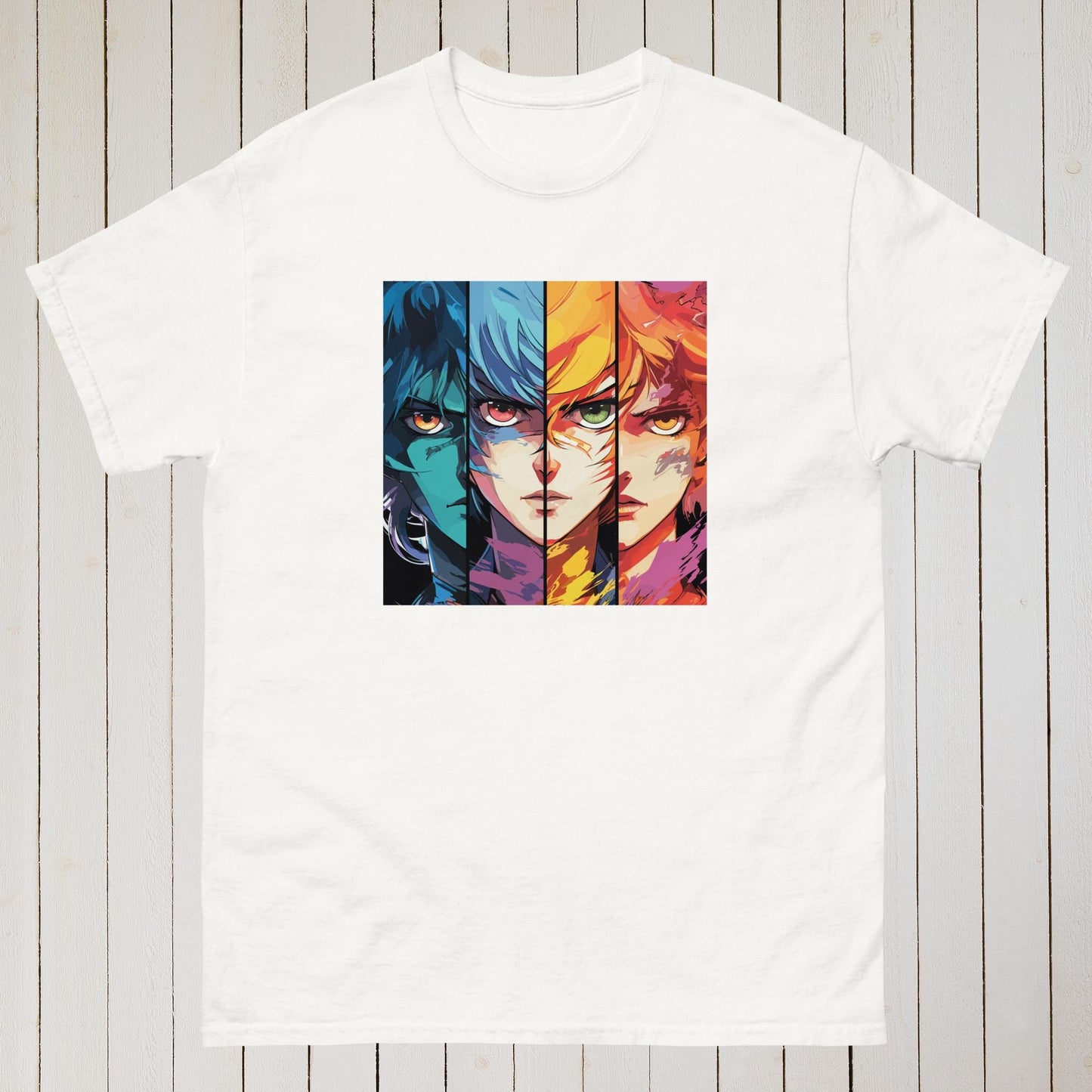 Anime Faces – a colorful T-shirt for true manga fans! Classic unisex T-shirt