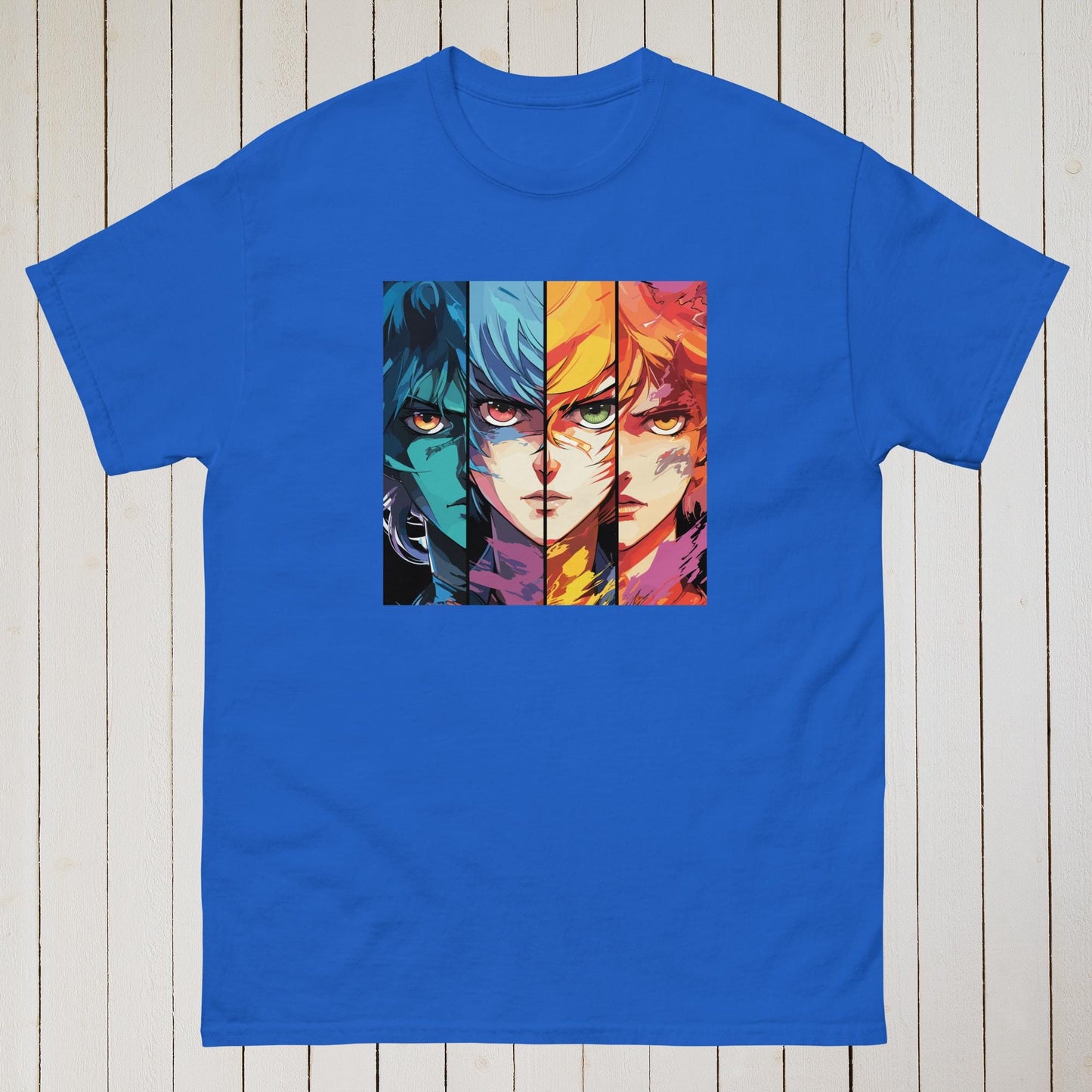 Anime Faces – a colorful T-shirt for true manga fans! Classic unisex T-shirt