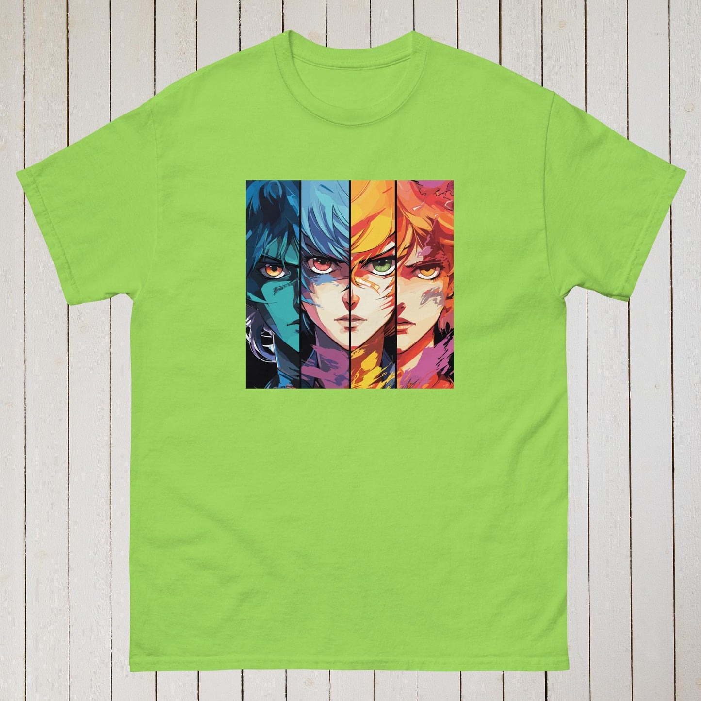 Anime Faces – a colorful T-shirt for true manga fans! Classic unisex T-shirt