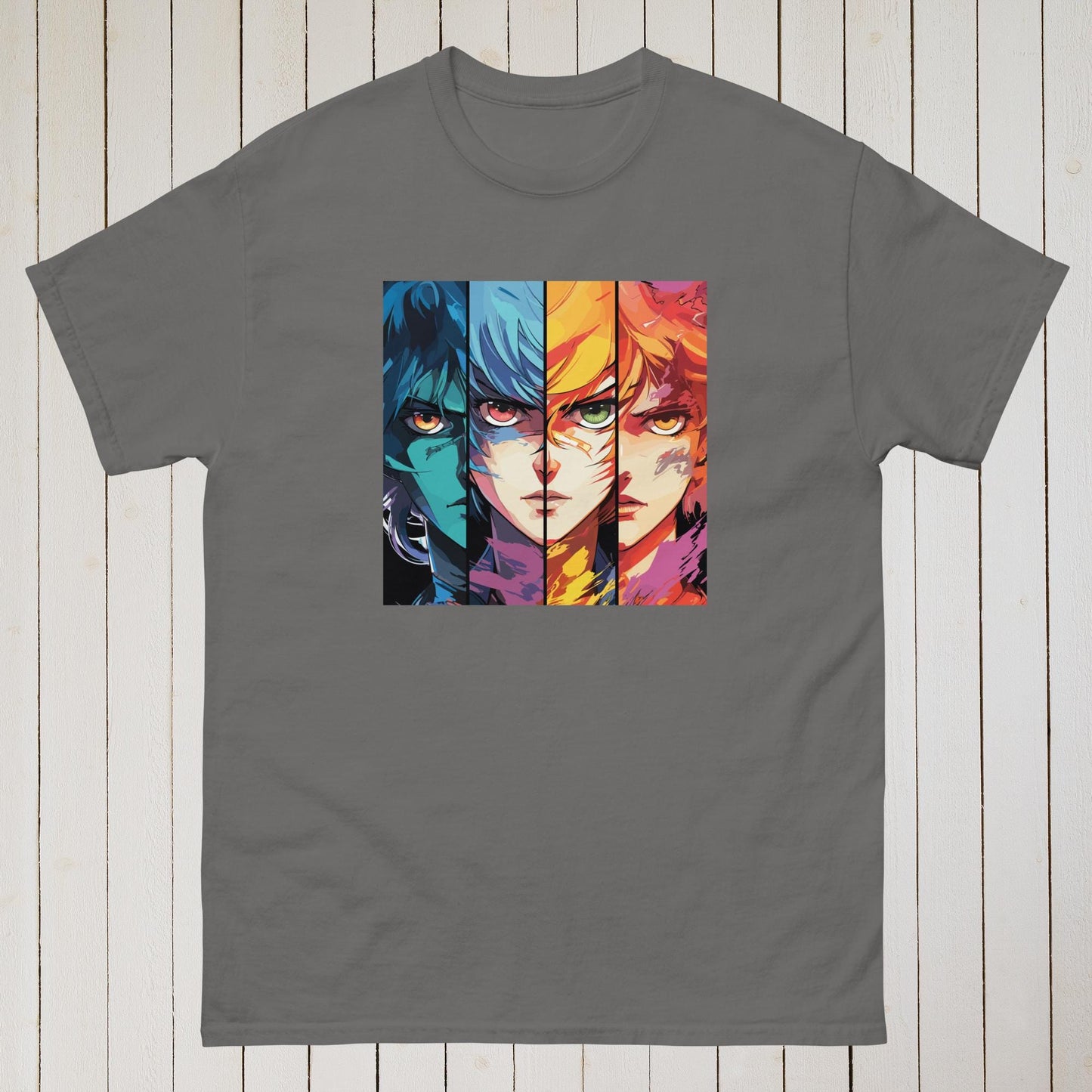 Anime Faces – a colorful T-shirt for true manga fans! Classic unisex T-shirt