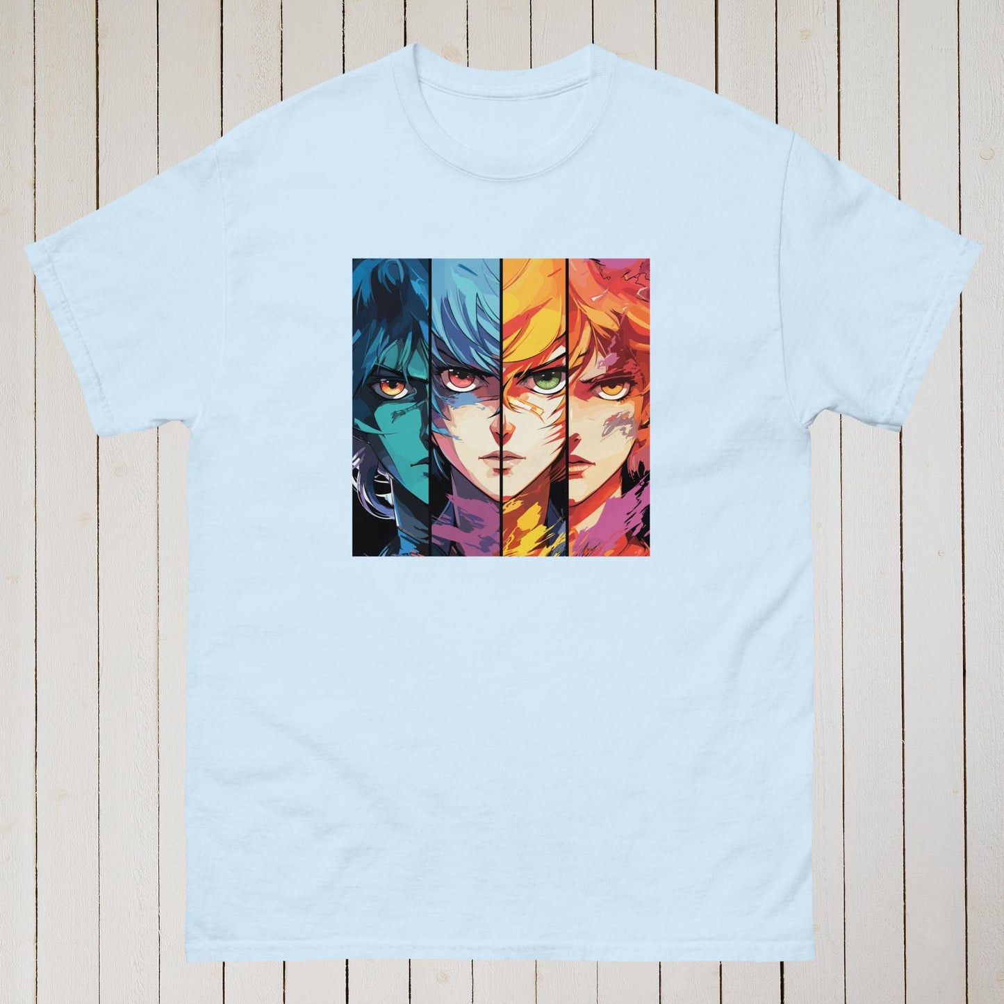 Anime Faces – a colorful T-shirt for true manga fans! Classic unisex T-shirt