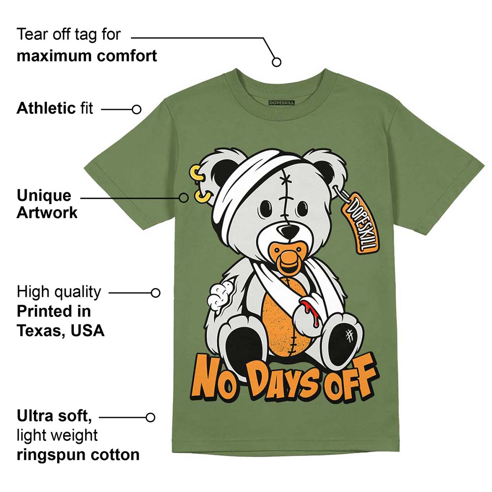 Olive 5s DopeSkill Olive T-shirt Hurt Bear Graphic
