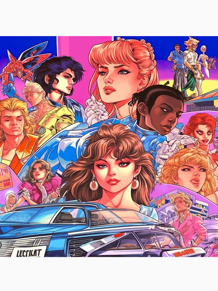 90s Pop Art - Vibrant Colors and Revolutionary Aesthetic Premium T-Shirt