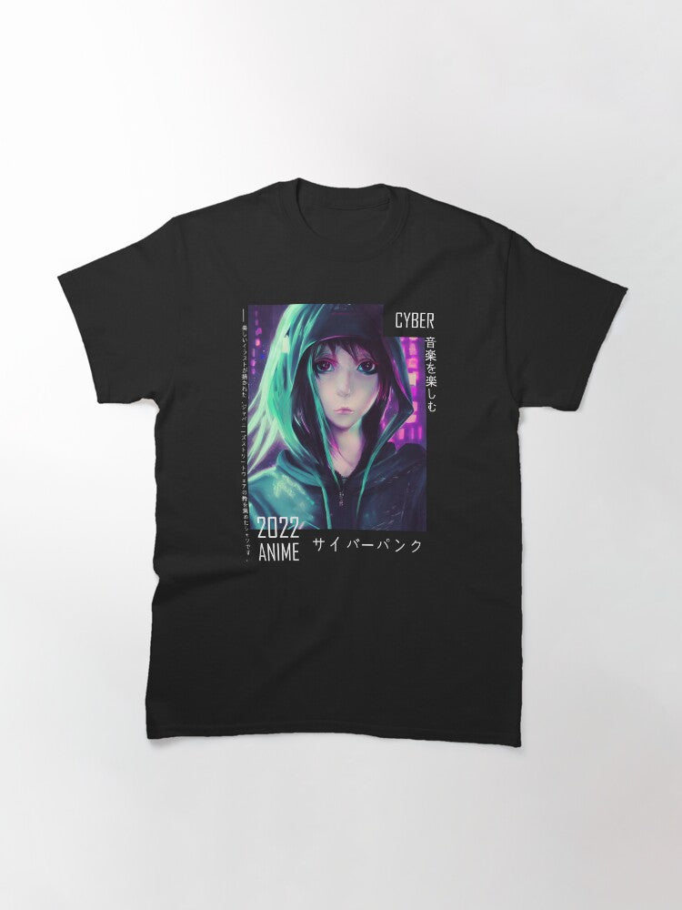 Anime Inspired Cyber Punk Graphic Tee Classic T-Shirt Style020