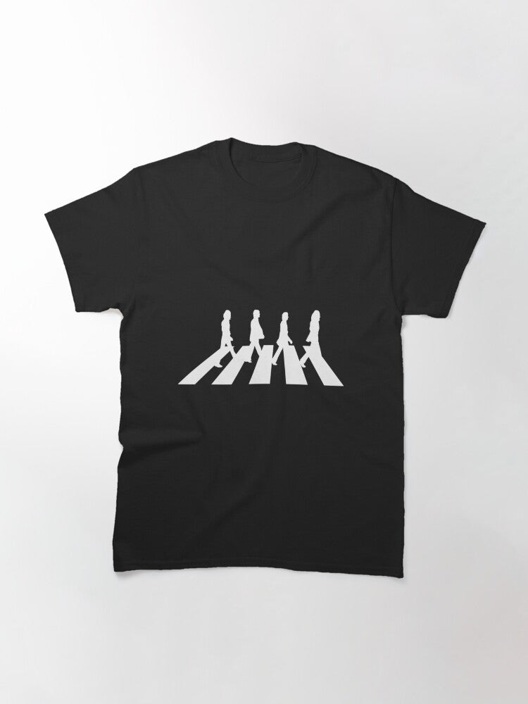 Abbey Road Minimalist White Stencil|Perfect Gift|Beatles Classic T-Shirt