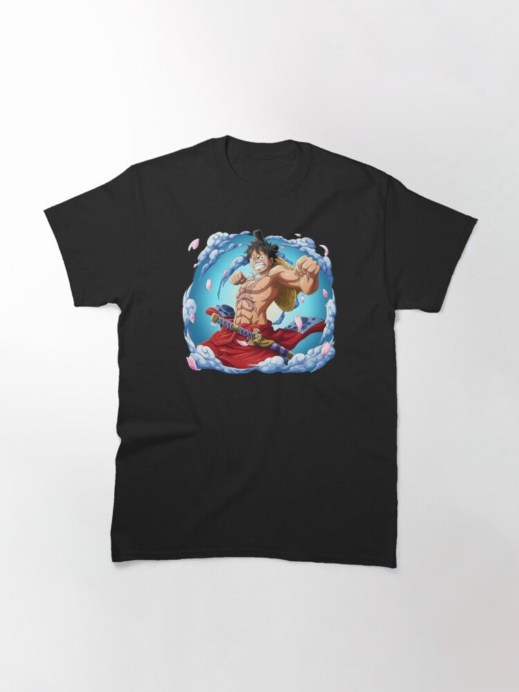 "Luffy’s Determined Strike - The Spirit of Wano" Classic T-Shirt
