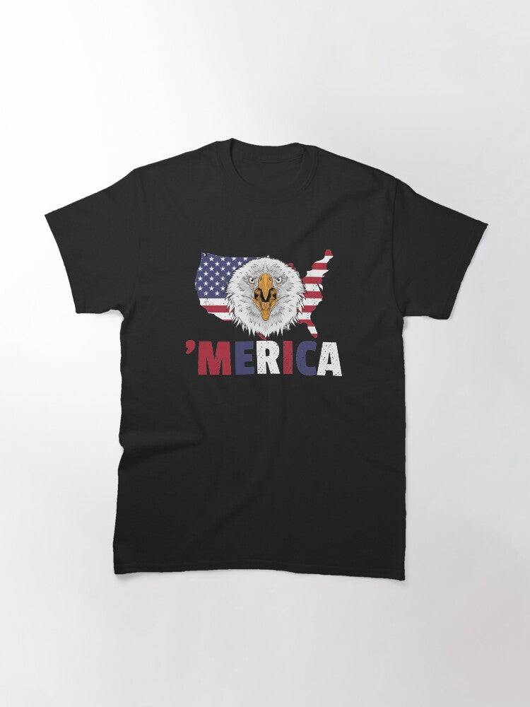 4th of July Independence Day American Bald Eagle Classic T-Shirt