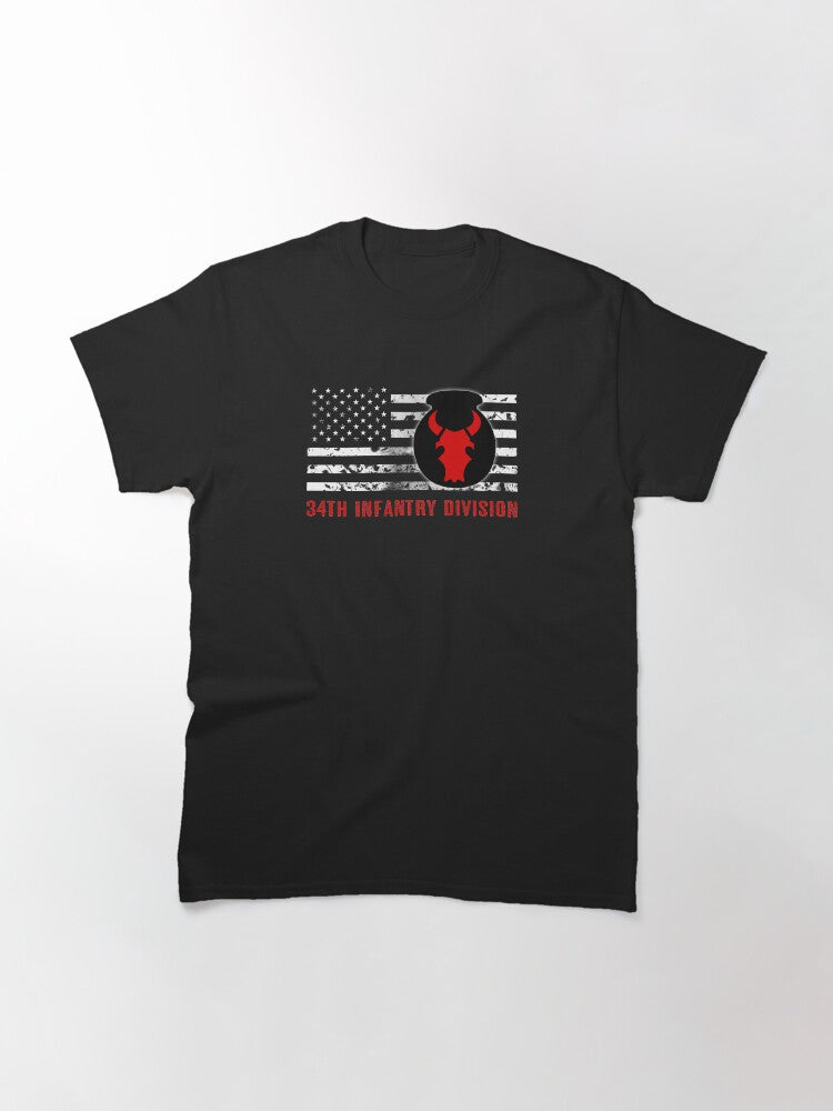 34th Infantry Division (Distressed Flag) Classic T-Shirt