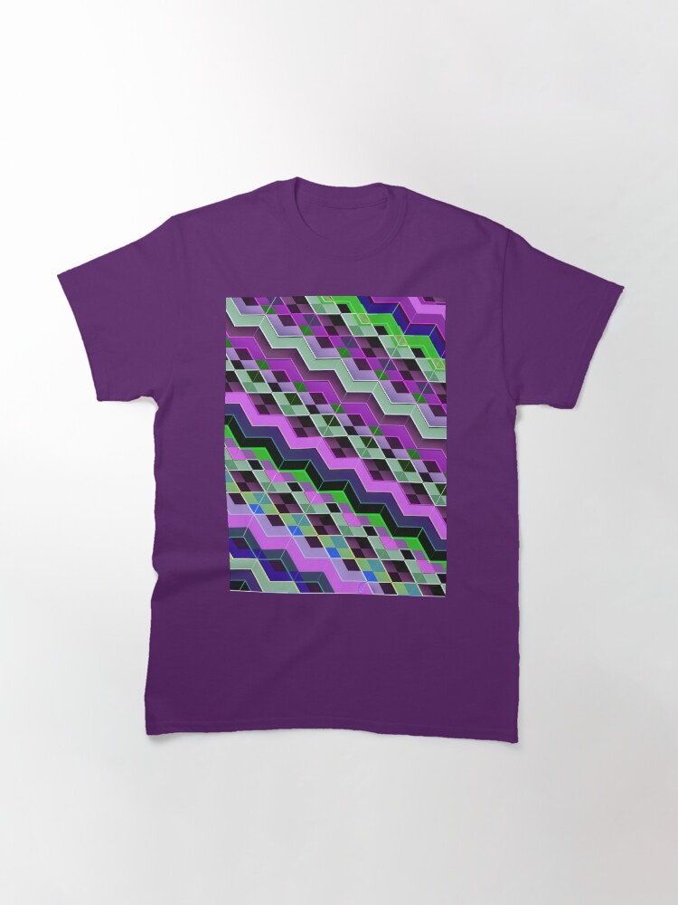 3d Zigzag patterns Classic T-Shirt