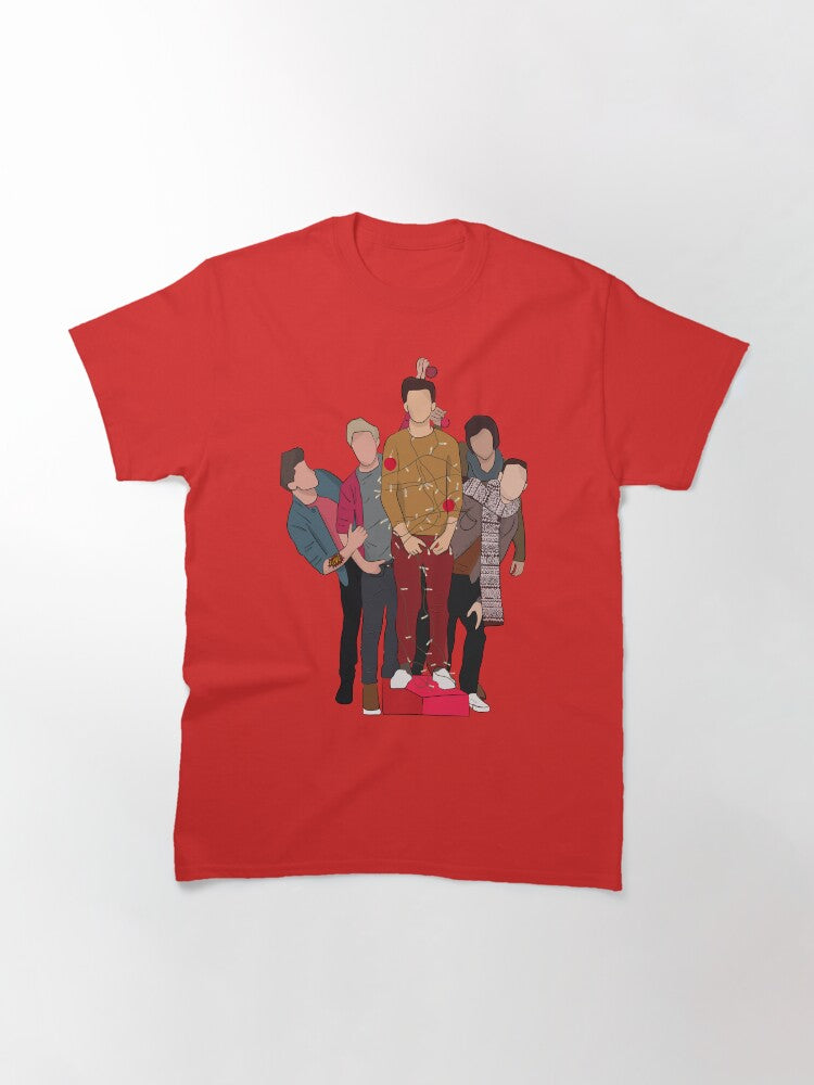 1D - Christmas cartoon Classic T-Shirt