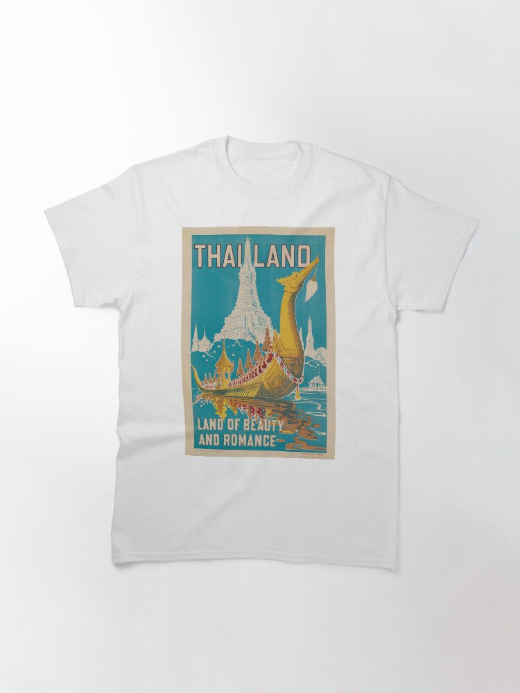 Thailand vintage travel poster Classic T-Shirt