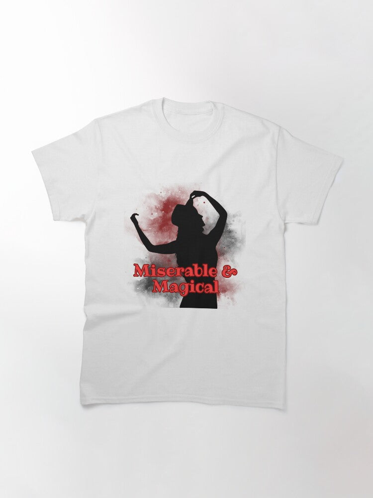 22 Lyrics - Miserable & Magical (Red/Black) Classic T-Shirt
