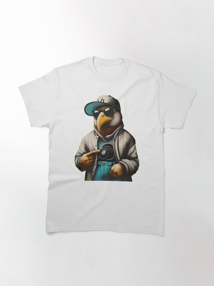90s Streetwear Bird – Funky Urban Animal Classic T-Shirt