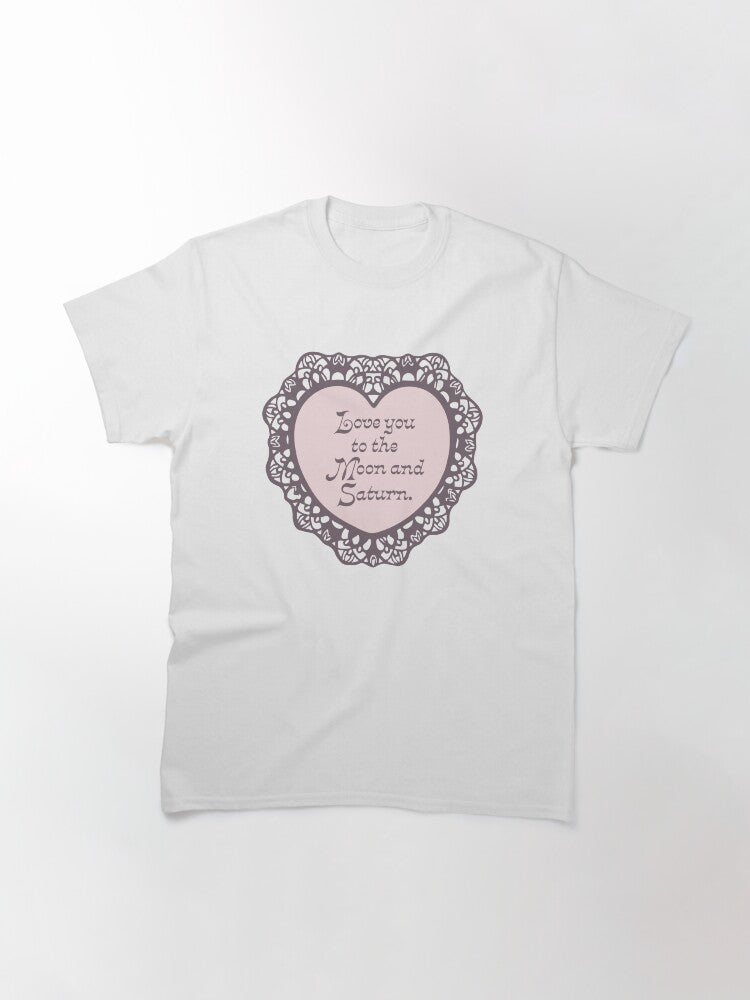 'Moon & Saturn' Valentine Classic T-Shirt