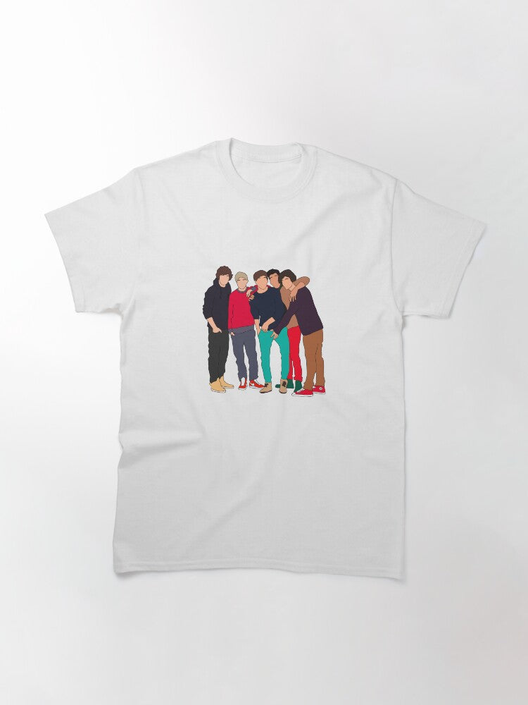 1D Group Pic Classic T-Shirt
