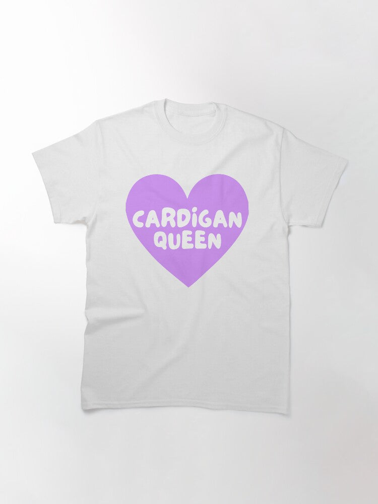 "cardigan queen" pastel purple heart Classic T-Shirt