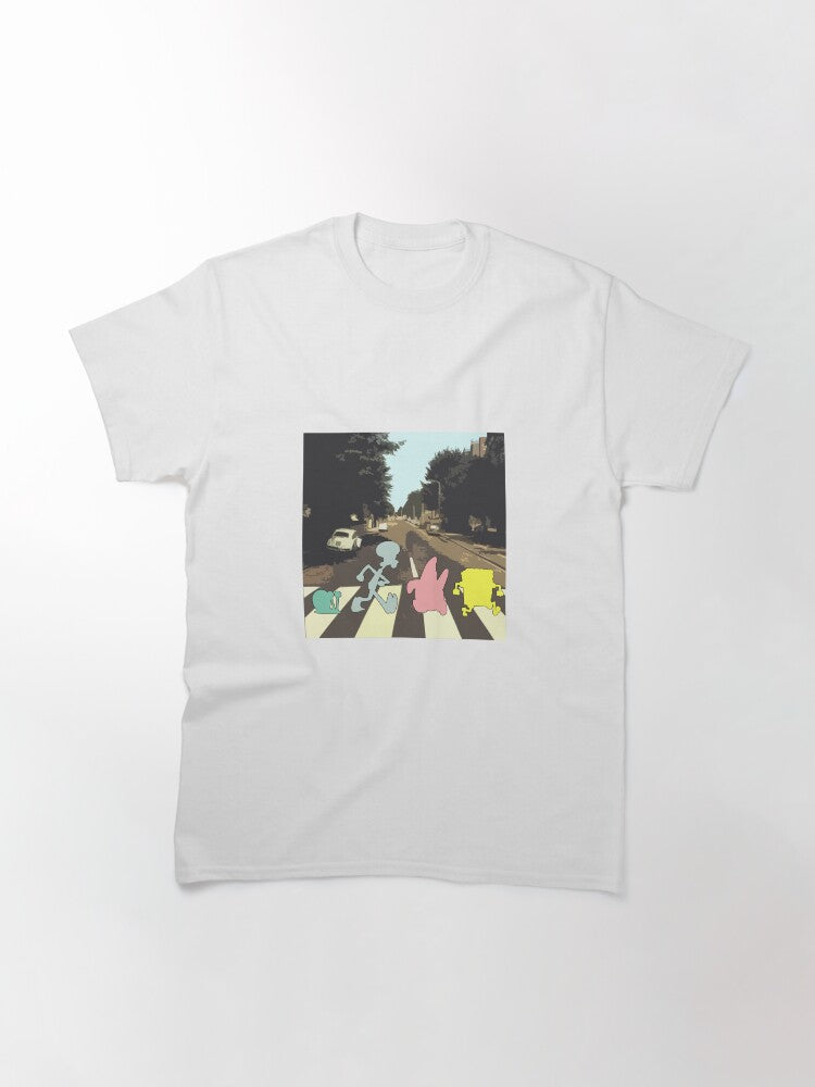 Abbey Road Spongebob Style Classic T-Shirt
