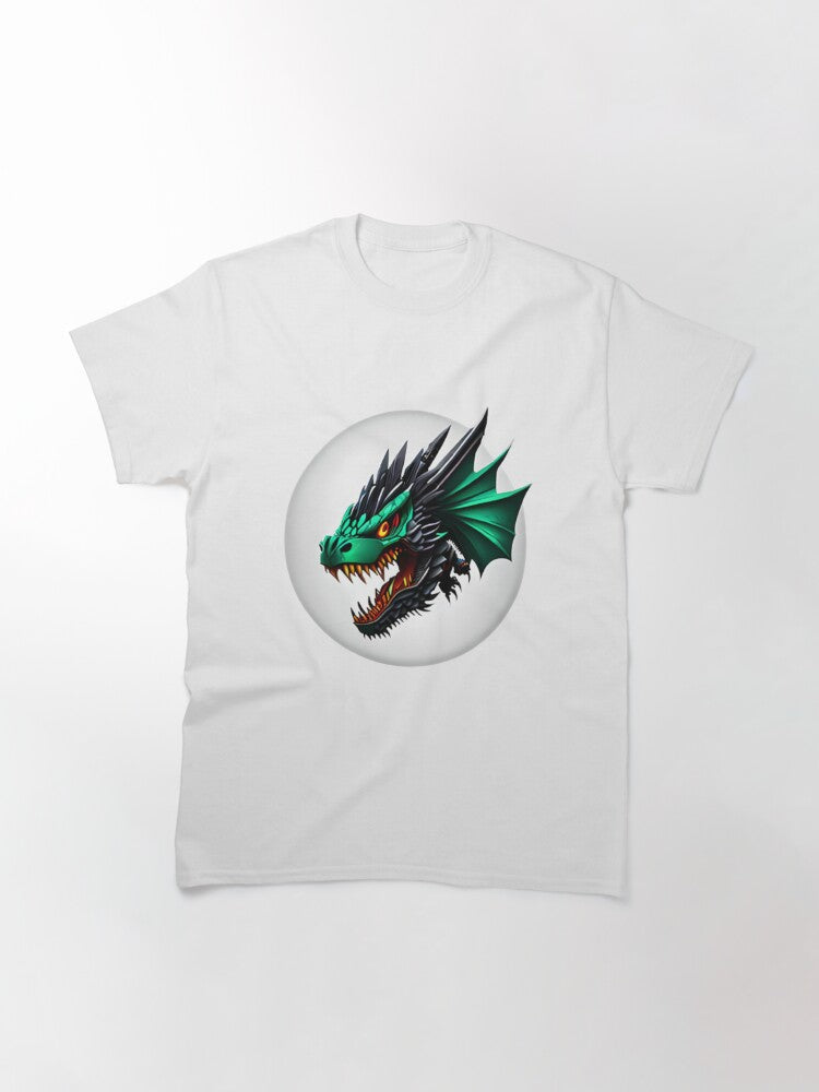 A Set of Baby Mecha Dragon Stickers for Adventure Lovers Classic T-Shirt