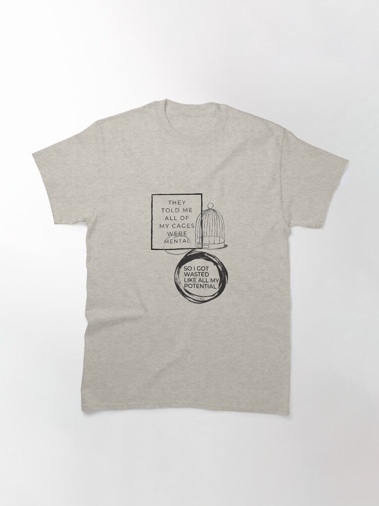 'This is me trying' Classic T-Shirt Style001