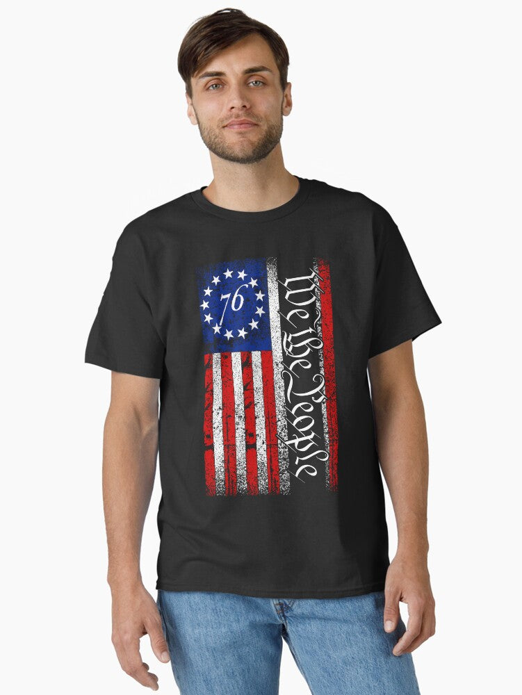 1776 We The People American Flag Classic T-Shirt