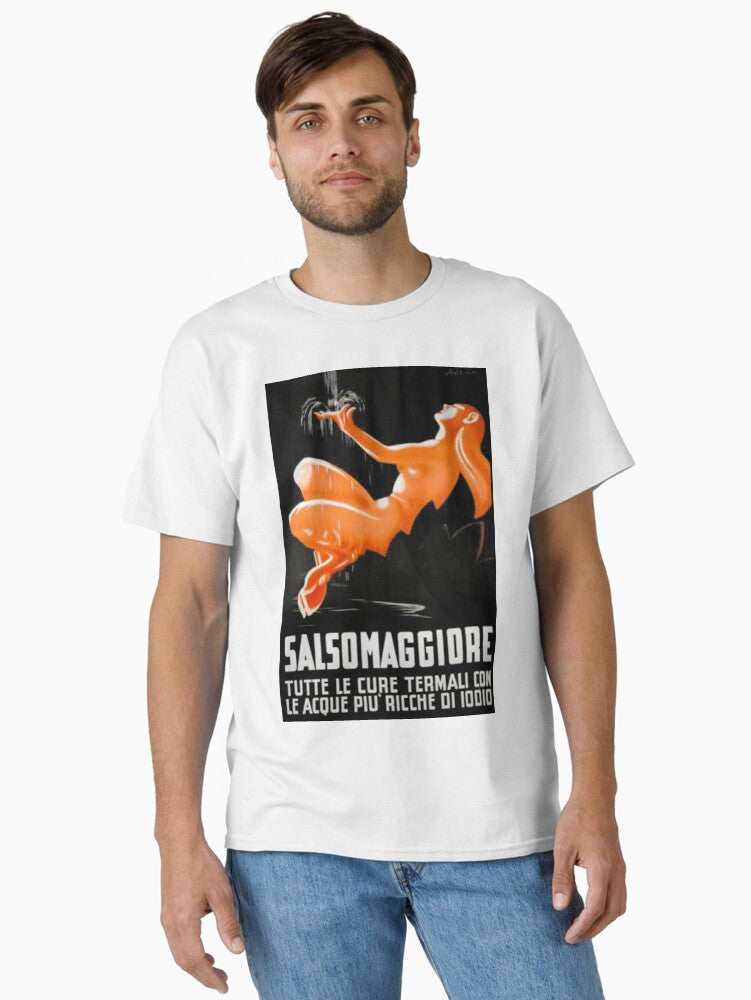 Salsomaggiore vintage travel poster Classic T-Shirt