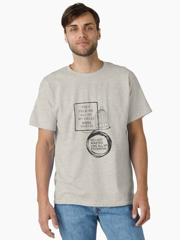 'This is me trying' Classic T-Shirt Style001