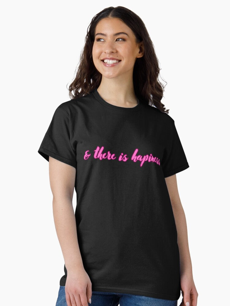 & There is happiness - Taylor Swift - Pink Outlined Version Classic T-Shirt