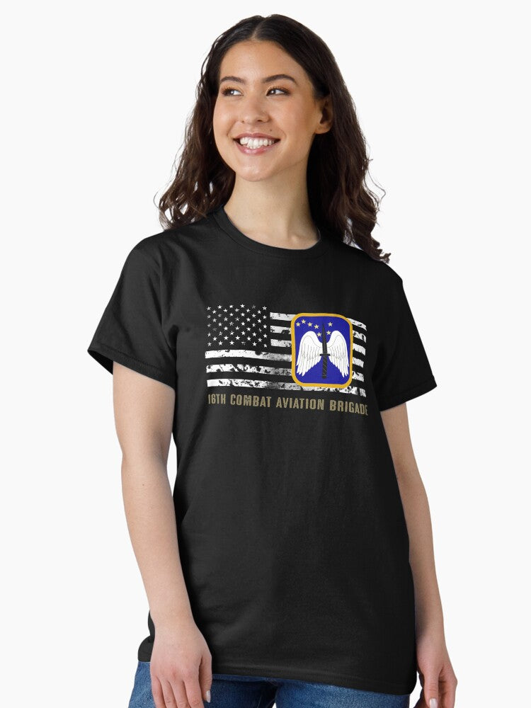 16th Combat Aviation Brigade (Distressed Flag) Classic T-Shirt