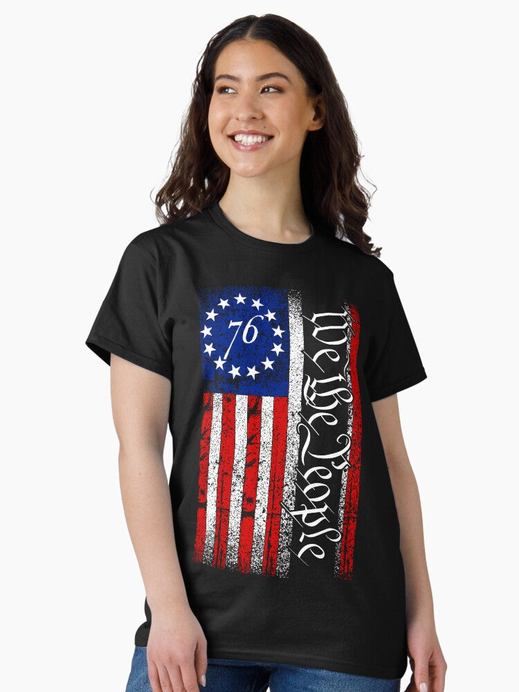 1776 We The People American Flag Classic T-Shirt