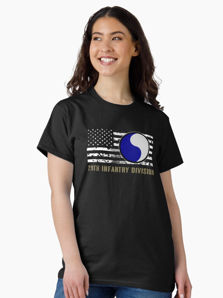 29th Infantry Division (Distressed Flag) Classic T-Shirt