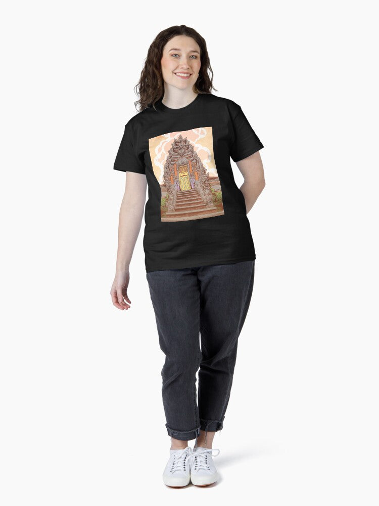 Indonesia Retro Anime Puri Agung Gianyar Temple Classic T-Shirt