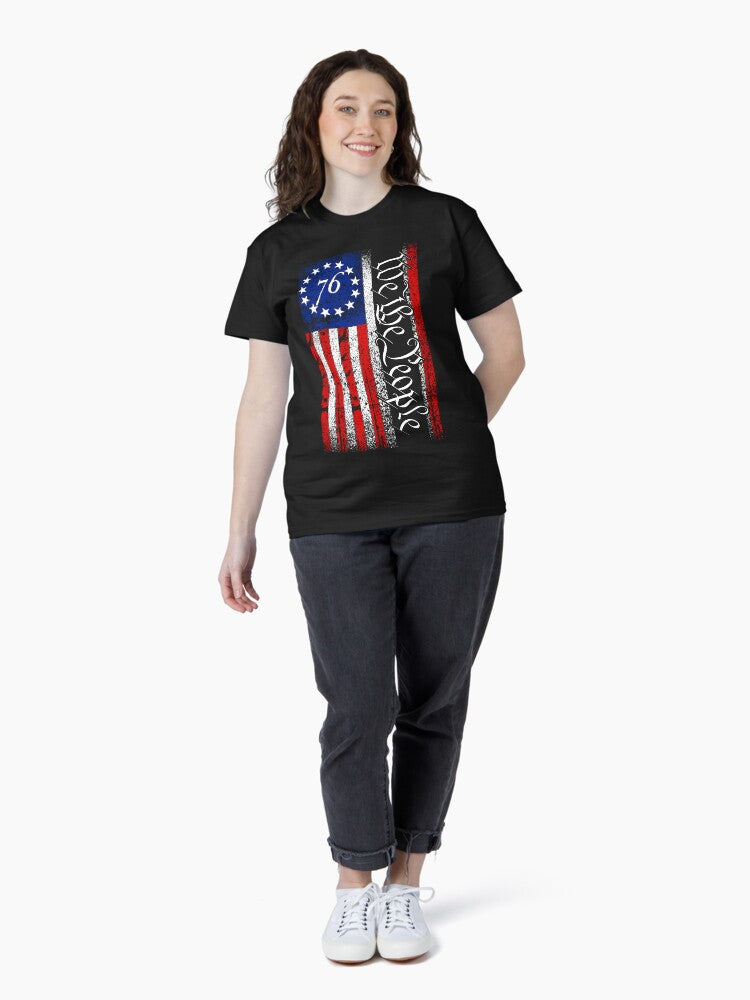 1776 We The People American Flag Classic T-Shirt