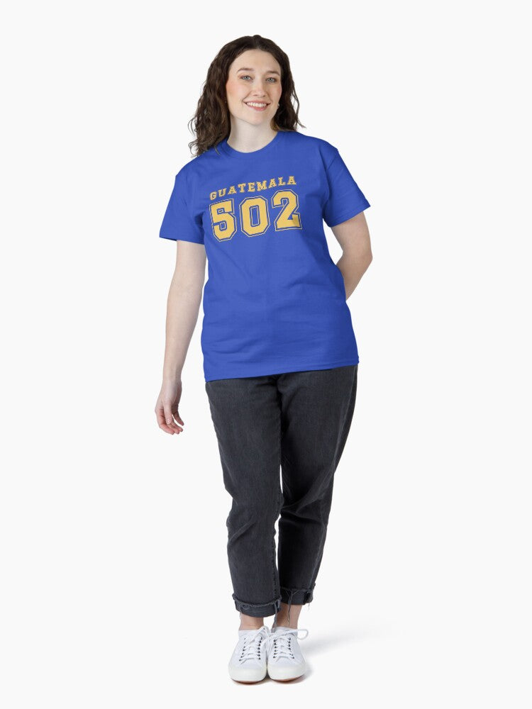 502 Guatemala Country Area Code Classic T-Shirt