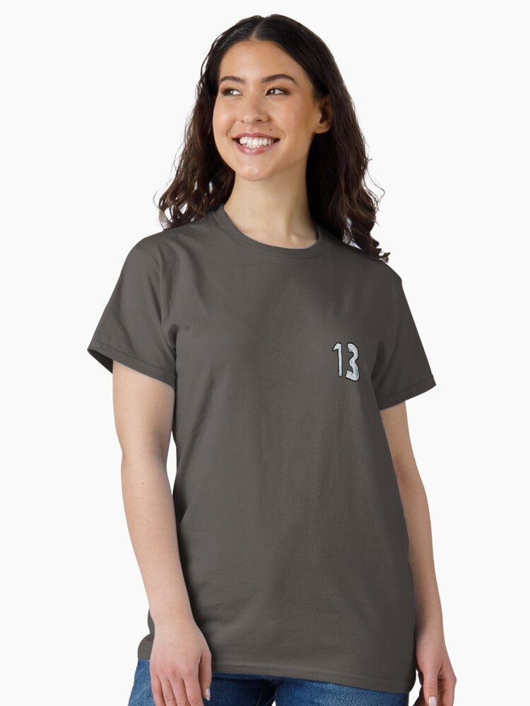 13 (sparkly version) | Taylor The Eras Tour | Home Decor Merch Fandom Small Support | HECKINFAROUT Classic T-Shirt