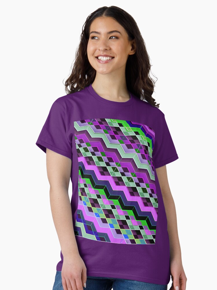 3d Zigzag patterns Classic T-Shirt