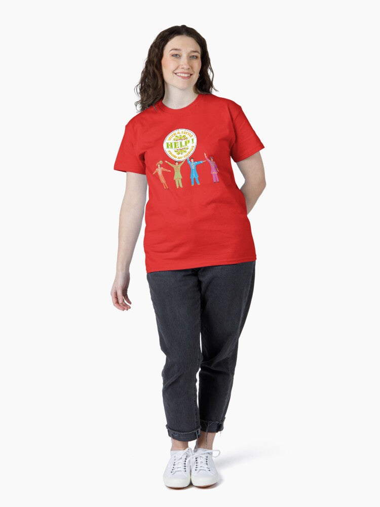 A Little HELP! From my Friends (Beatles Mashup) Classic T-Shirt