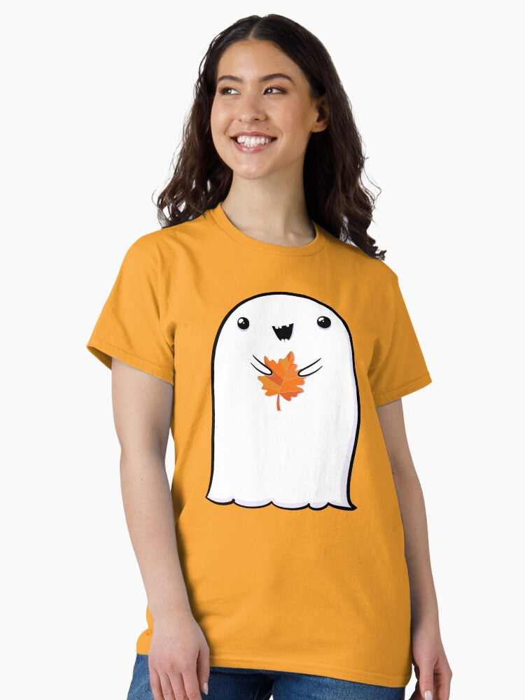 Ghost Happy Halloween Spooky Fall Season Love Classic T-Shirt