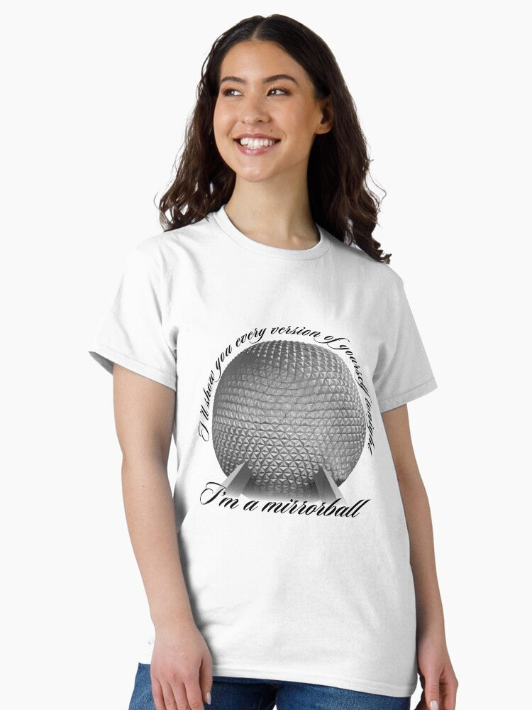 Mirrorball Epcot Ball Spaceship Earth Classic T-Shirt