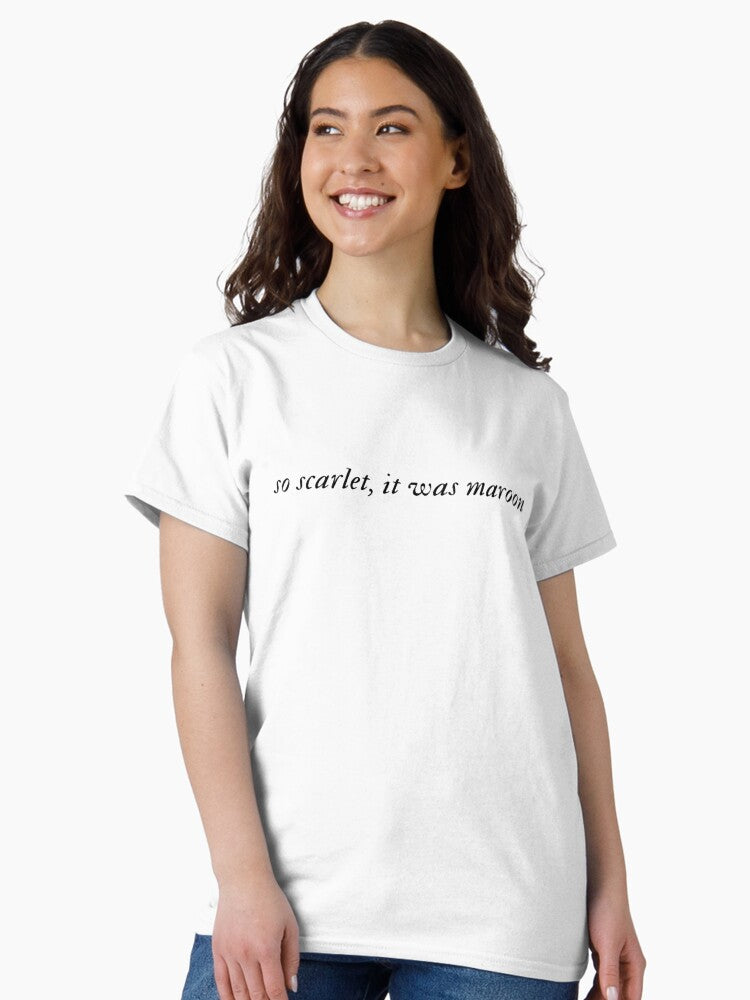 Maroon Taylor Swift Classic T-Shirt Style002